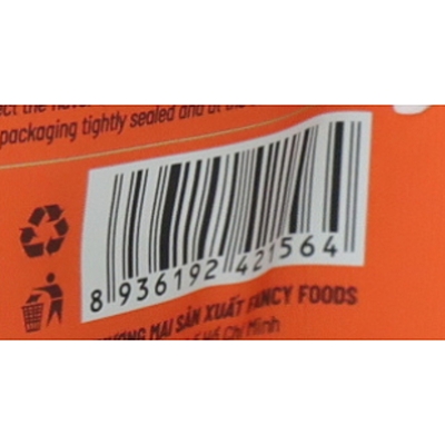 QN09 - (ORANGE) Socola Shicimi phu hat hanh nhan - hat đieu/Shichimi Chocolate Coated Almond Cashew Nut
