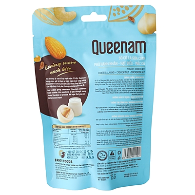 QN04 - (BLUE) Socola sua chua phu hat hanh nhan-hat dieu-mac ca/ Yogurt Chocolate Coated Almond-Cashew Nut-Macadamia Nut QN04 - (BLUE) Socola sua chua phu hat hanh nhan-hat dieu-mac ca/ Yogurt Chocolate Coated Almond-Cashew Nut-Macadamia Nut