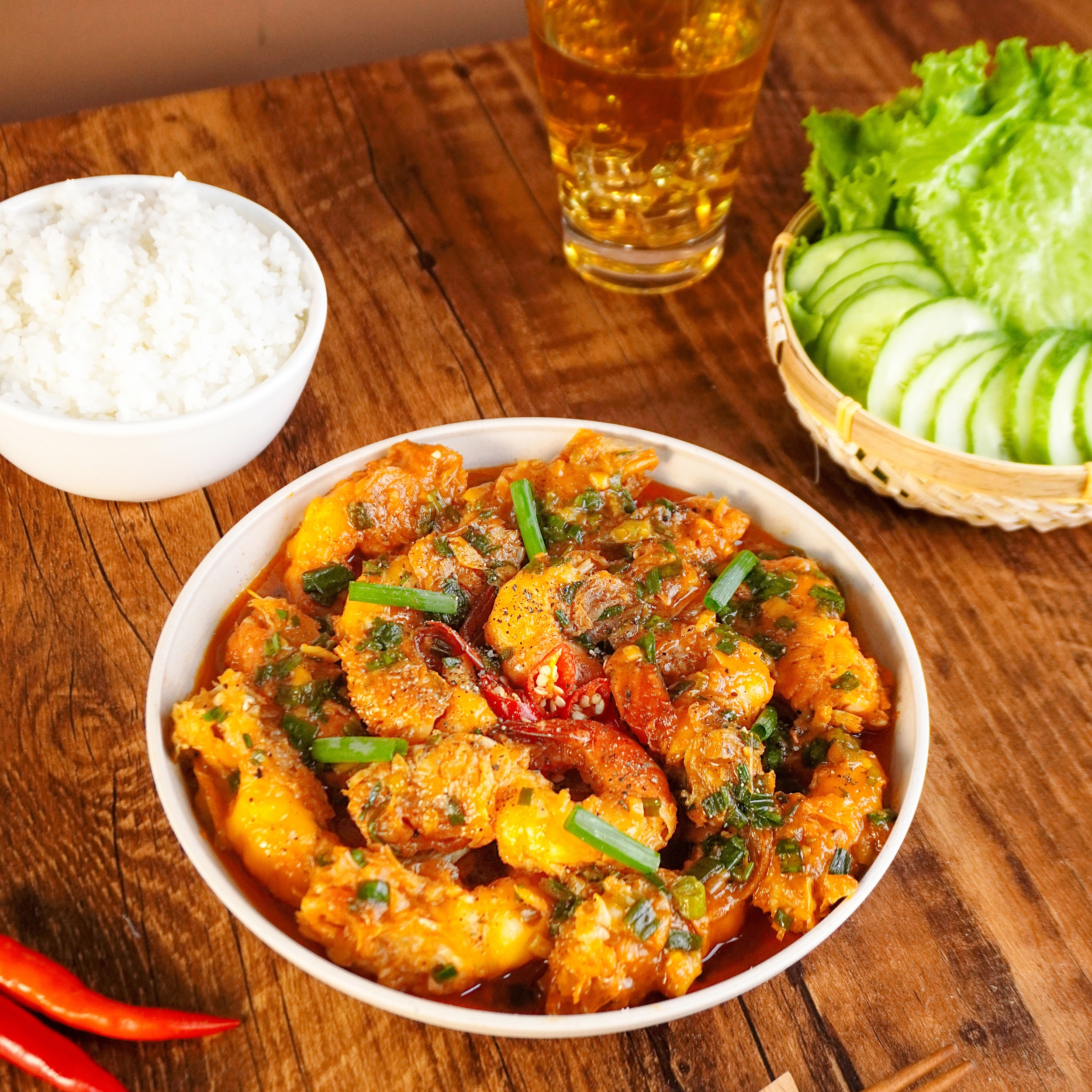 CT004 - Tom Cang Kho Tau / Vietnamese Caramelized Shrimp