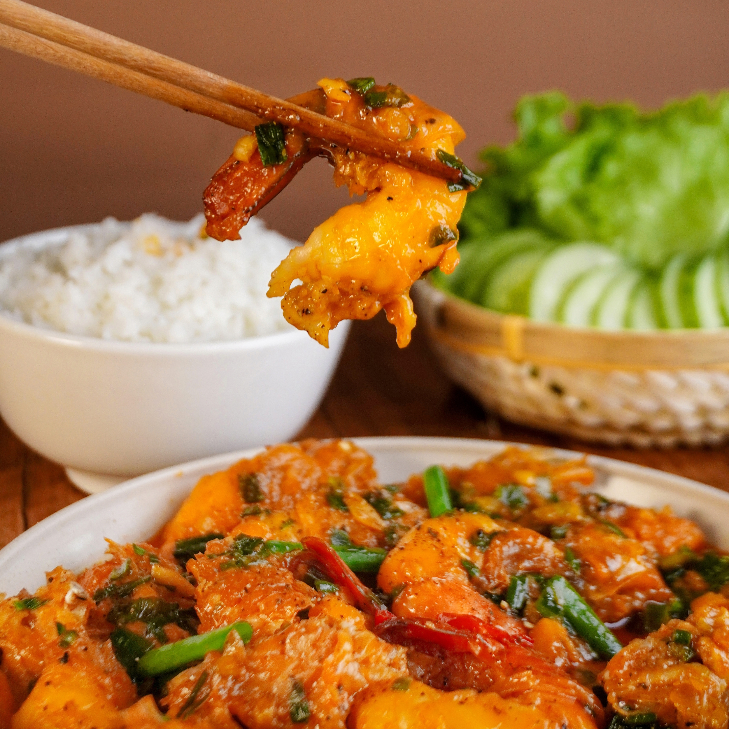 CT004 - Tom Cang Kho Tau / Vietnamese Caramelized Shrimp