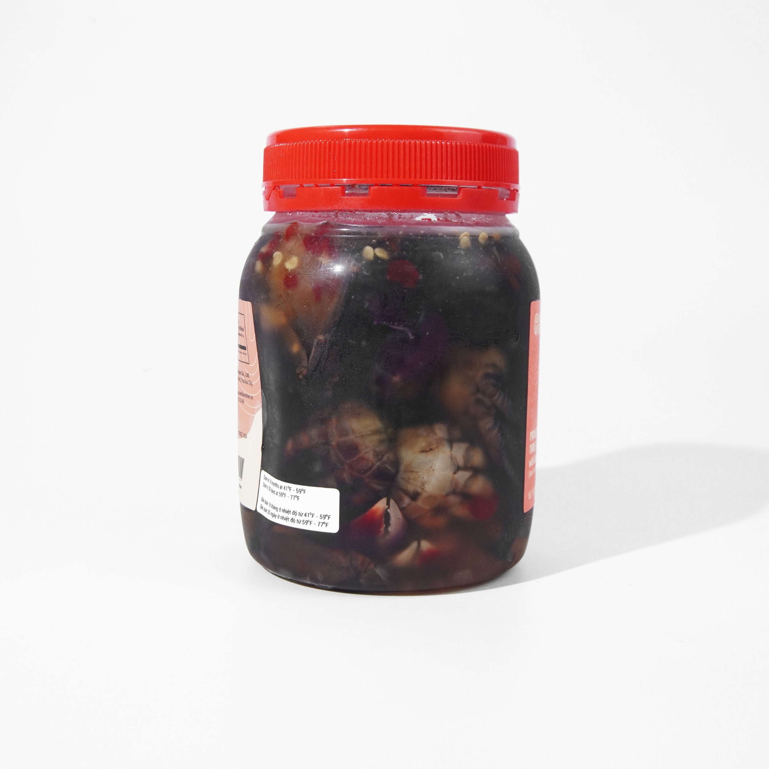 AK09 - Mam ba khia tron toi ot/ Pickled Crab With Garlic & Chil
