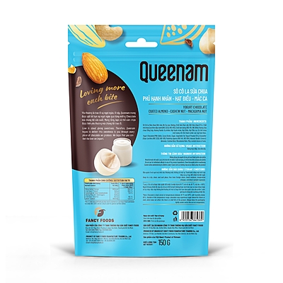 QN04 - Socola sua chua phu hat hanh nhan-hat dieu-mac ca/ Yogurt Chocolate Coated Almond-Cashew Nut-Macadamia Nut QN04 - Socola sua chua phu hat hanh nhan-hat dieu-mac ca/ Yogurt Chocolate Coated Almond-Cashew Nut-Macadamia Nut
