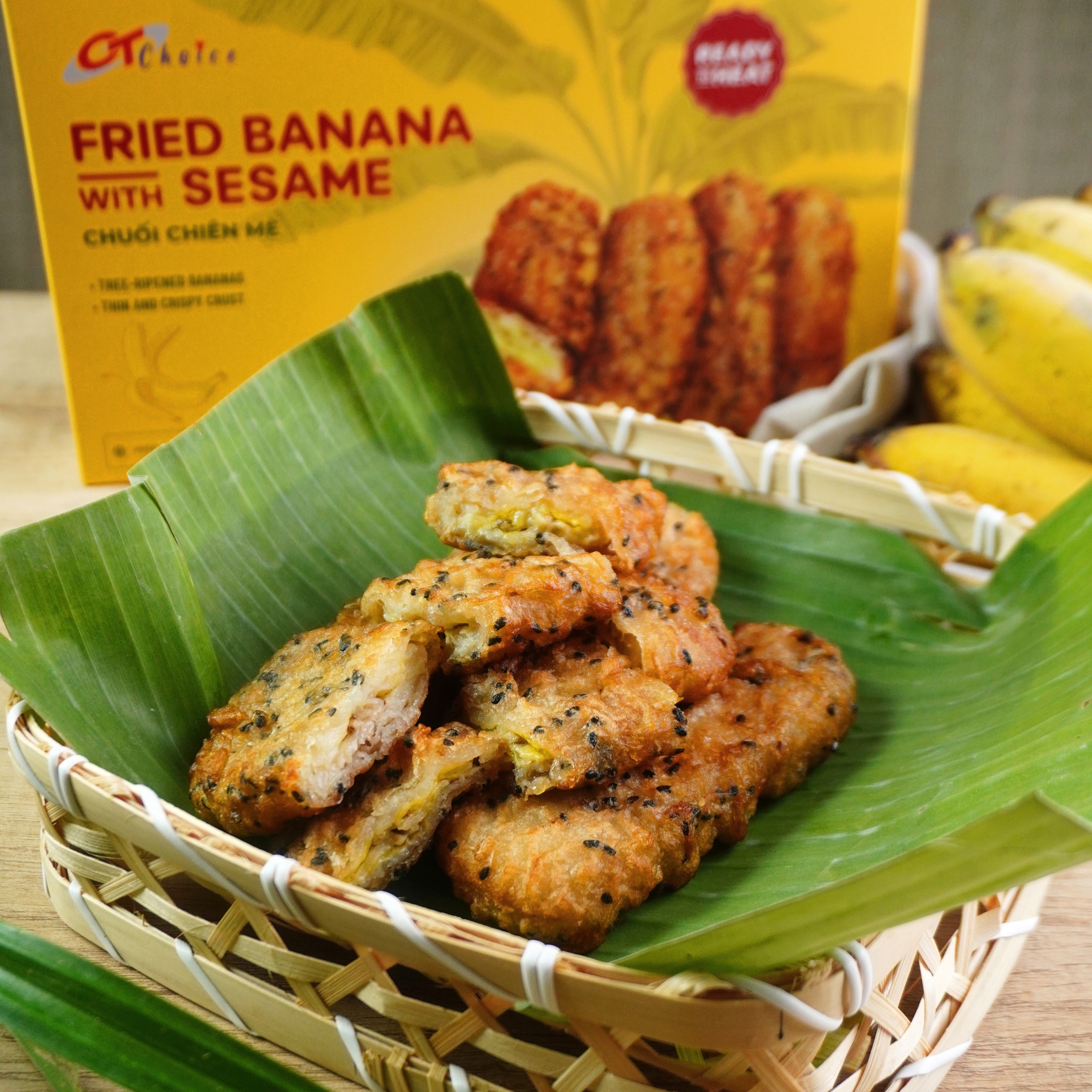 CT035 - Chuoi Chien Me / Fried Banana with Sesame CT035 - Chuoi Chien Me / Fried Banana with Sesame