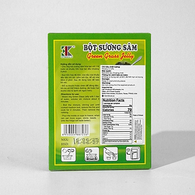 3K02 - Bot suong sam/Green Grass Jelly