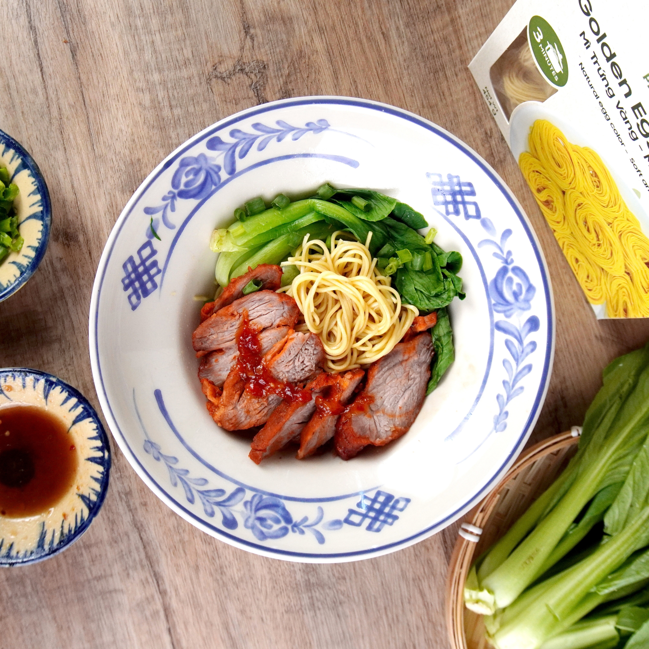 PLT021 - Mi trung soi vang nho/ Golden Egg Noodles