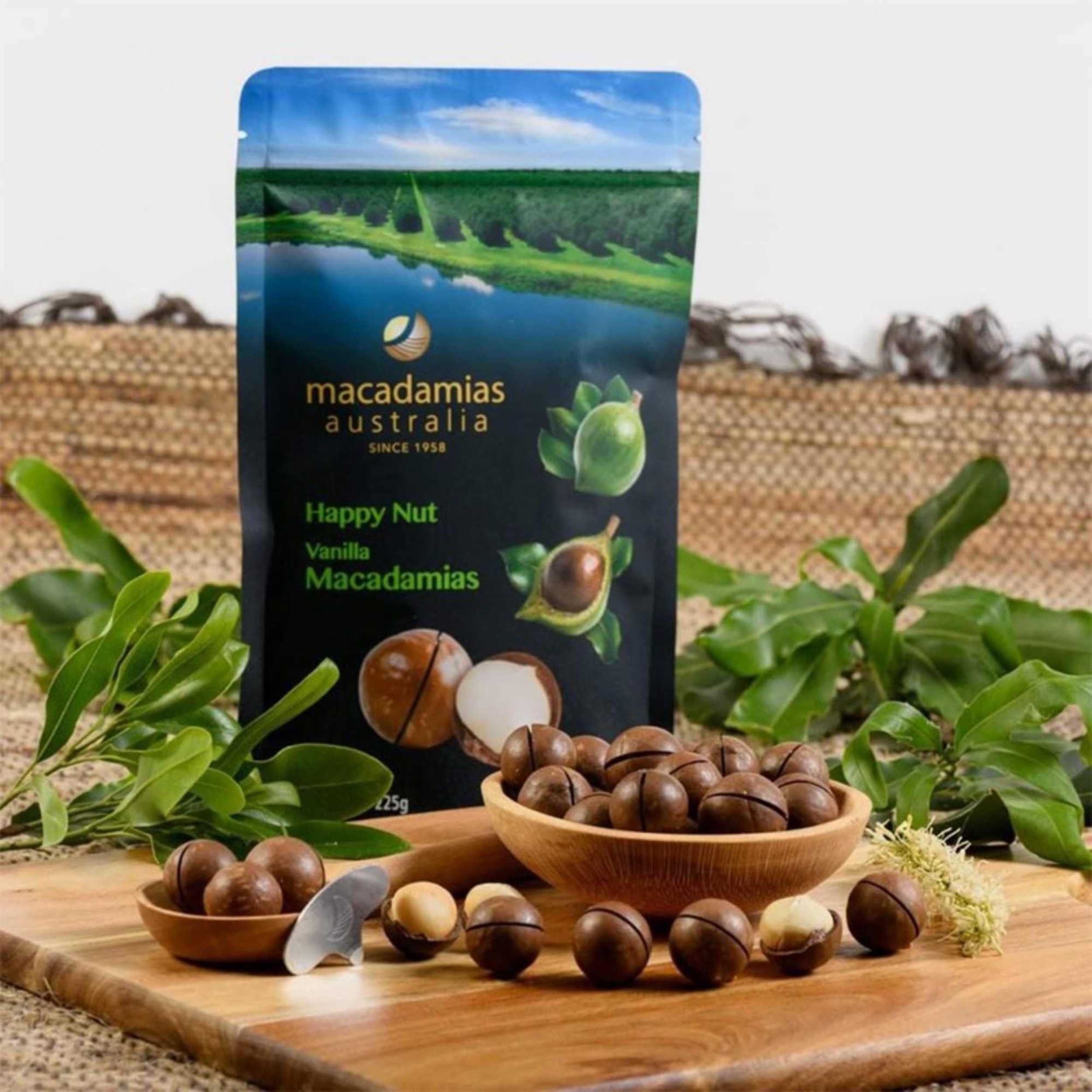 Hat Macca / Happy Nut Vanilla Macadamias Hat Macca / Happy Nut Vanilla Macadamias