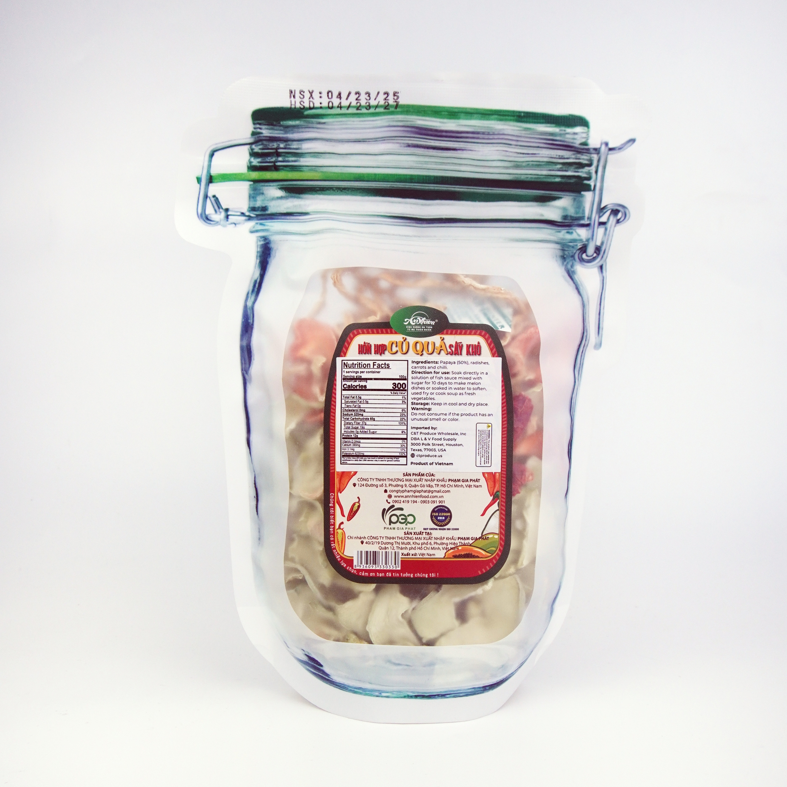 PGP05 - Hon hop cu qua say kho/Dehyrated Vegetables PGP05 - Hon hop cu qua say kho/Dehyrated Vegetables