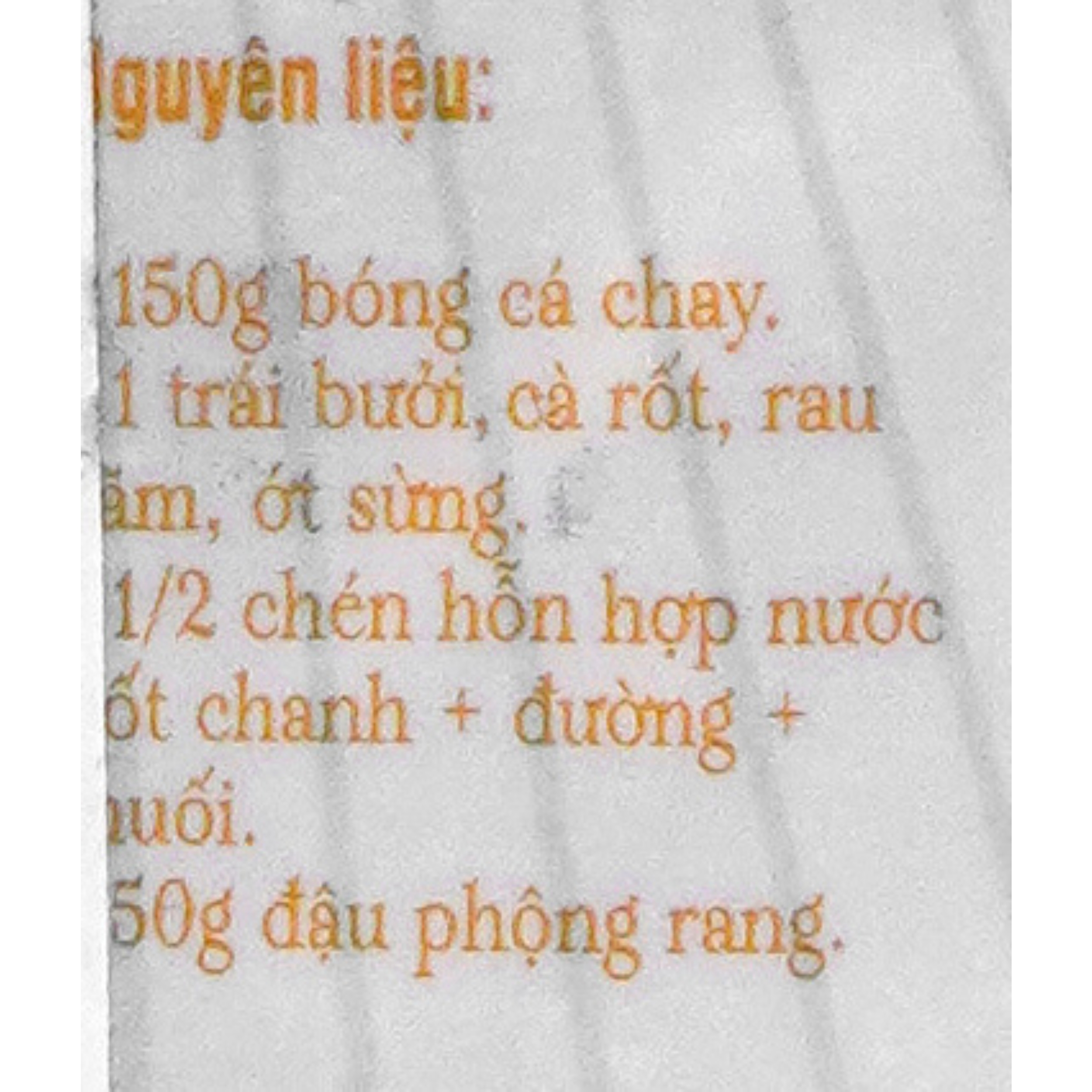 PGP02 - Bong ca chay/Vegan Minced Fish PGP02 - Bong ca chay/Vegan Minced Fish