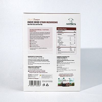 AVN02 - Nam rom say lanh/Freeze-Dried Straw Mushrooms