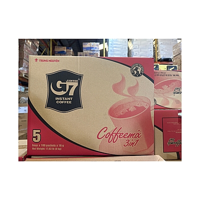 TRUNG NGUYEN G7 - Cafe G7 3in1 Instant Coffee (BAG) 5x100 TRUNG NGUYEN G7 - Cafe G7 3in1 Instant Coffee (BAG) 5x100