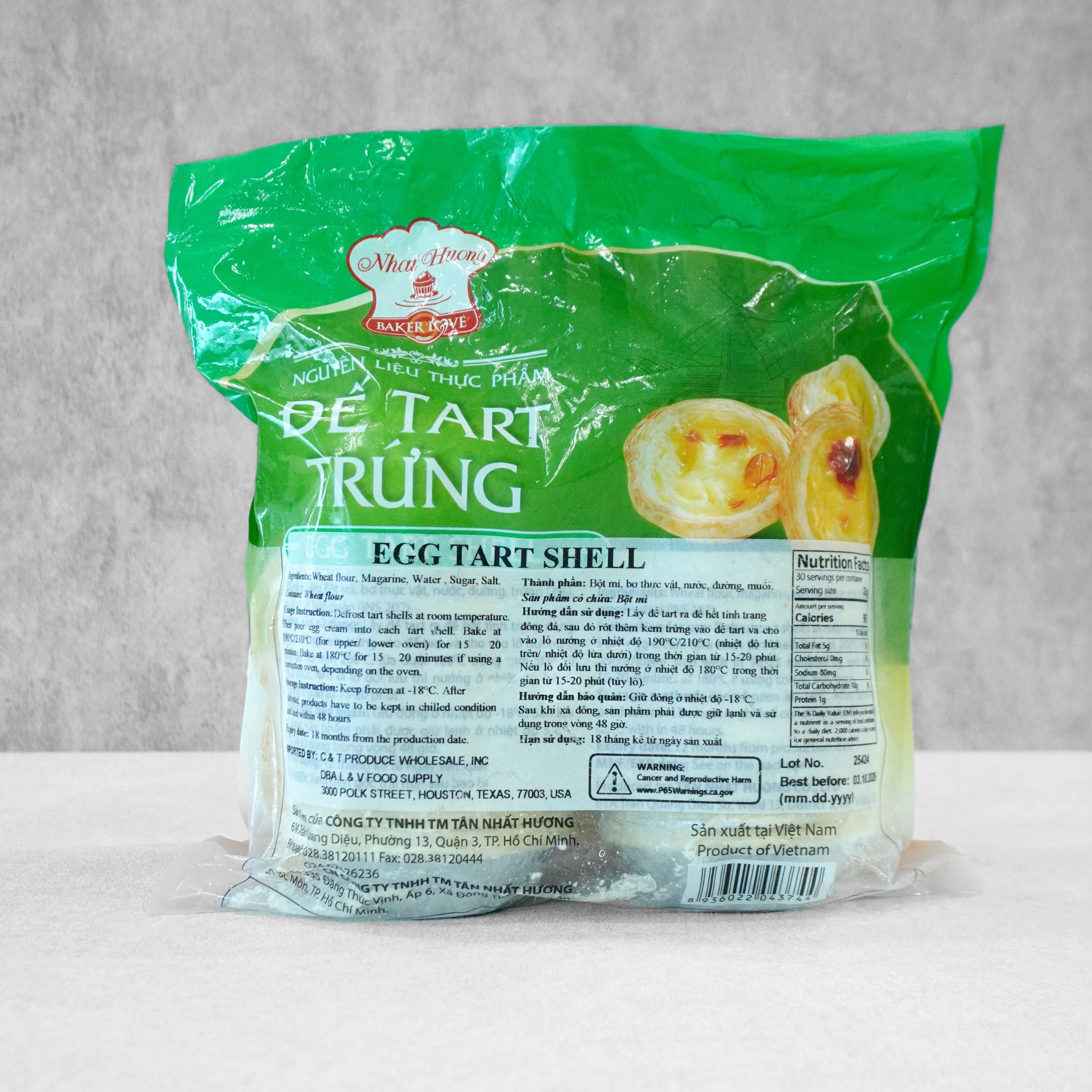 NH01 - De banh tart / Tart Shell NH01 - De banh tart / Tart Shell