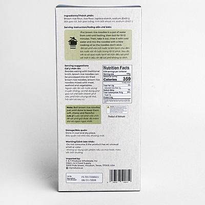 PLT017 - Pho gao lut/Brown Rice Noodles PLT017 - Pho gao lut/Brown Rice Noodles