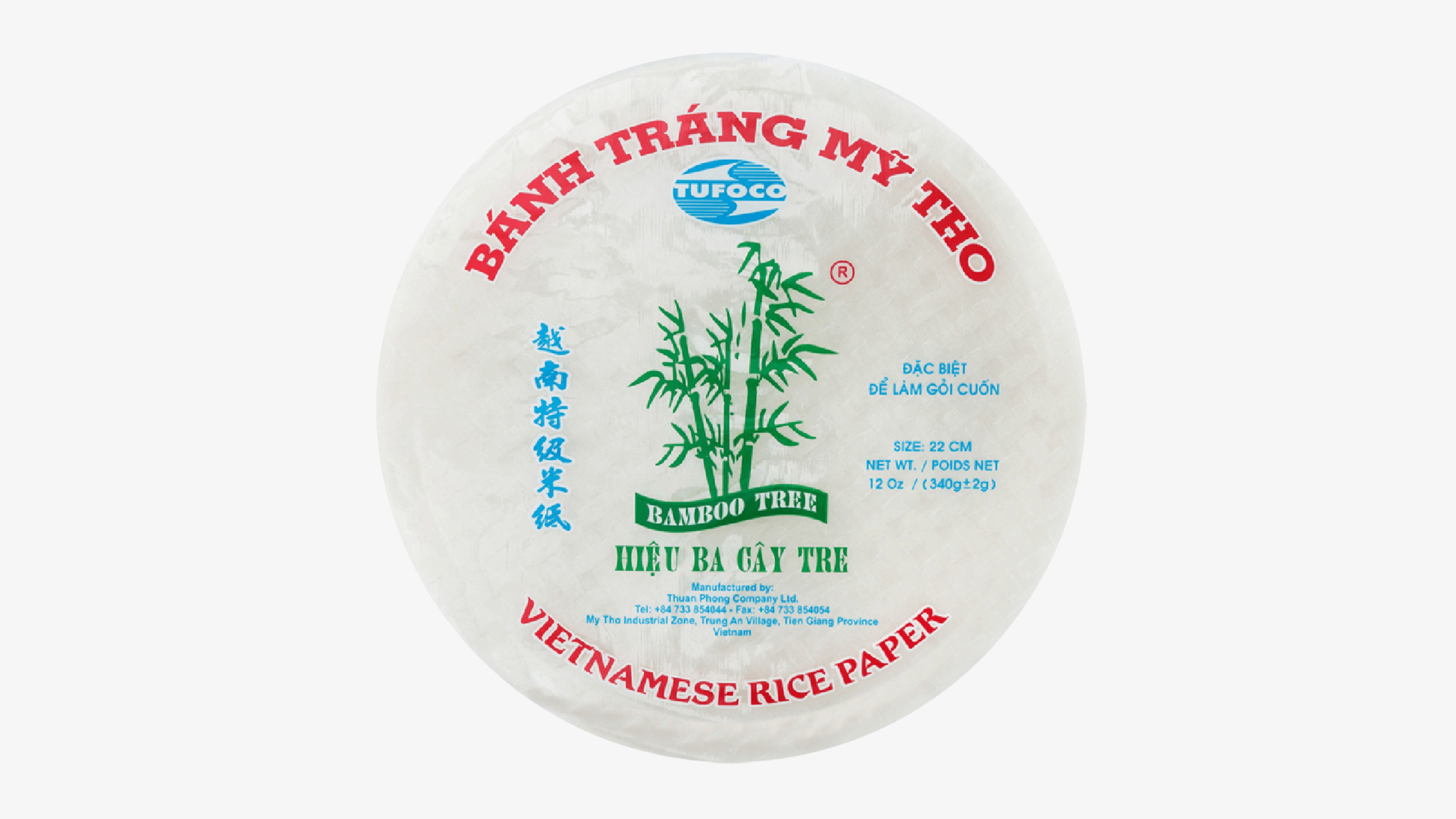 Bamboo Tree - Banh Trang 3 Cay Tre 25cm / Rice Paper 25cm