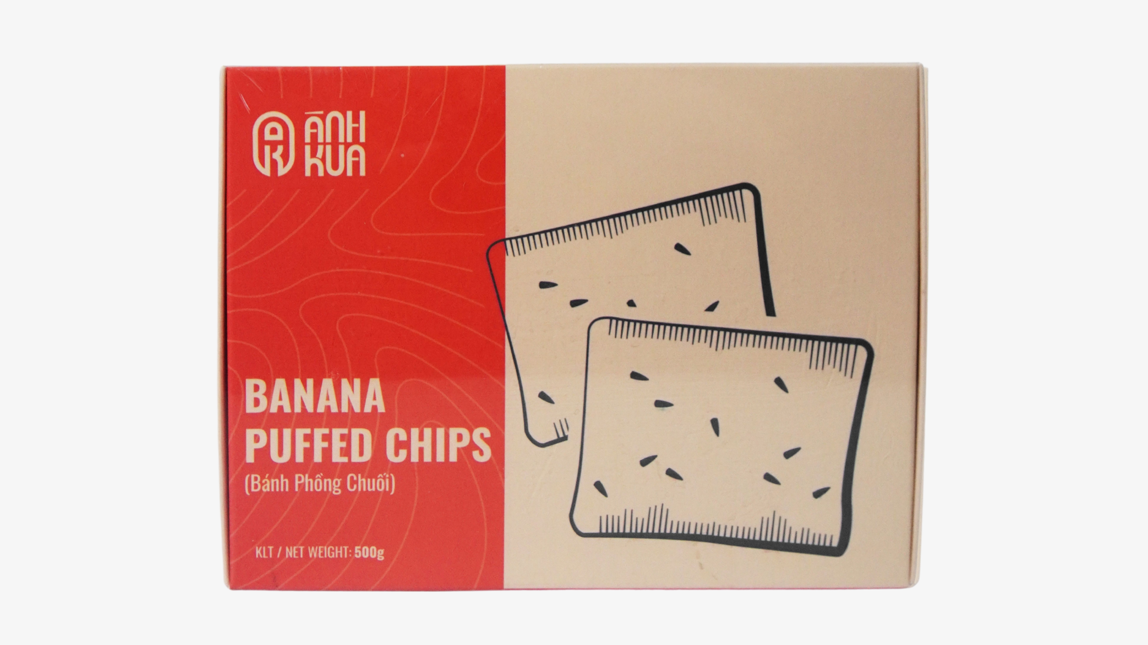 AK03 - Banh phong tom chuoi/ Banana Puffed Chips