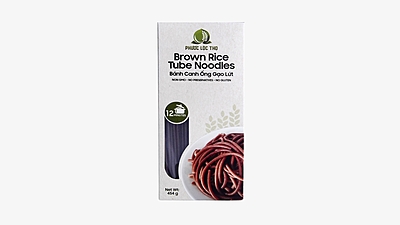 PLT018 - Banh canh ong gao lut/ Brown Rice Tube Noodles PLT018 - Banh canh ong gao lut/ Brown Rice Tube Noodles