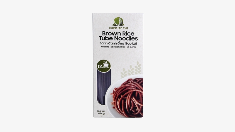 PLT018 - Banh canh ong gao lut/ Brown Rice Tube Noodles