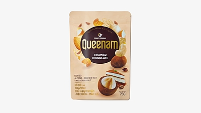 QN02 - (RED) Socola tiramisu phu hat hanh nhan-hat dieu-mac ca/ Tiramisu Chocolate Coated Almond-Cashew Nut-Macadamia Nut QN02 - (RED) Socola tiramisu phu hat hanh nhan-hat dieu-mac ca/ Tiramisu Chocolate Coated Almond-Cashew Nut-Macadamia Nut