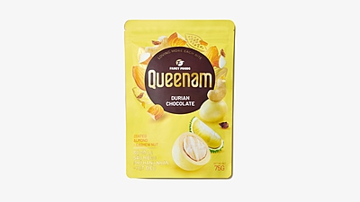 QN07 - (YELLOW) Socola sau rieng phu hat hanh nhan-hat dieu/ Durian Chocolate Coated Almond-Cashew Nut QN07 - (YELLOW) Socola sau rieng phu hat hanh nhan-hat dieu/ Durian Chocolate Coated Almond-Cashew Nut
