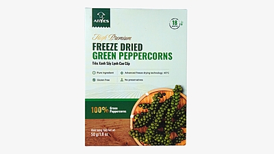 AVN03 - Tieu xanh say lanh/Freeze-Dried Green Peppercorns