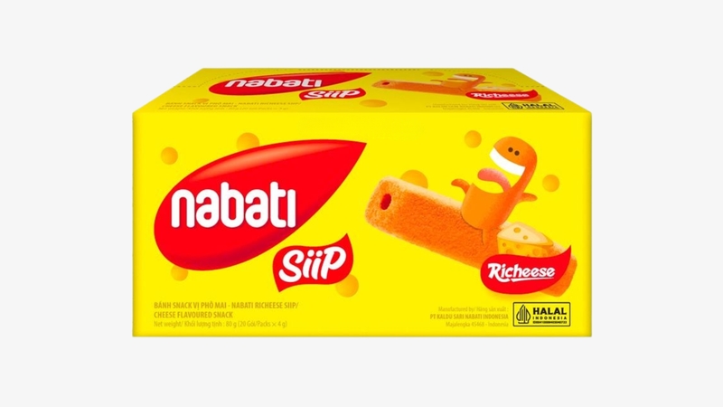 NBT04 - Banh SIIP Nabati vi pho mai hop/ Nabati Siip Cheese Flavor Snack