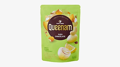 QN05 - Socola Yuzu phu hat hanh nhan-hat dieu/ Yuzu Chocolate Coated Almond-Cashew Nut