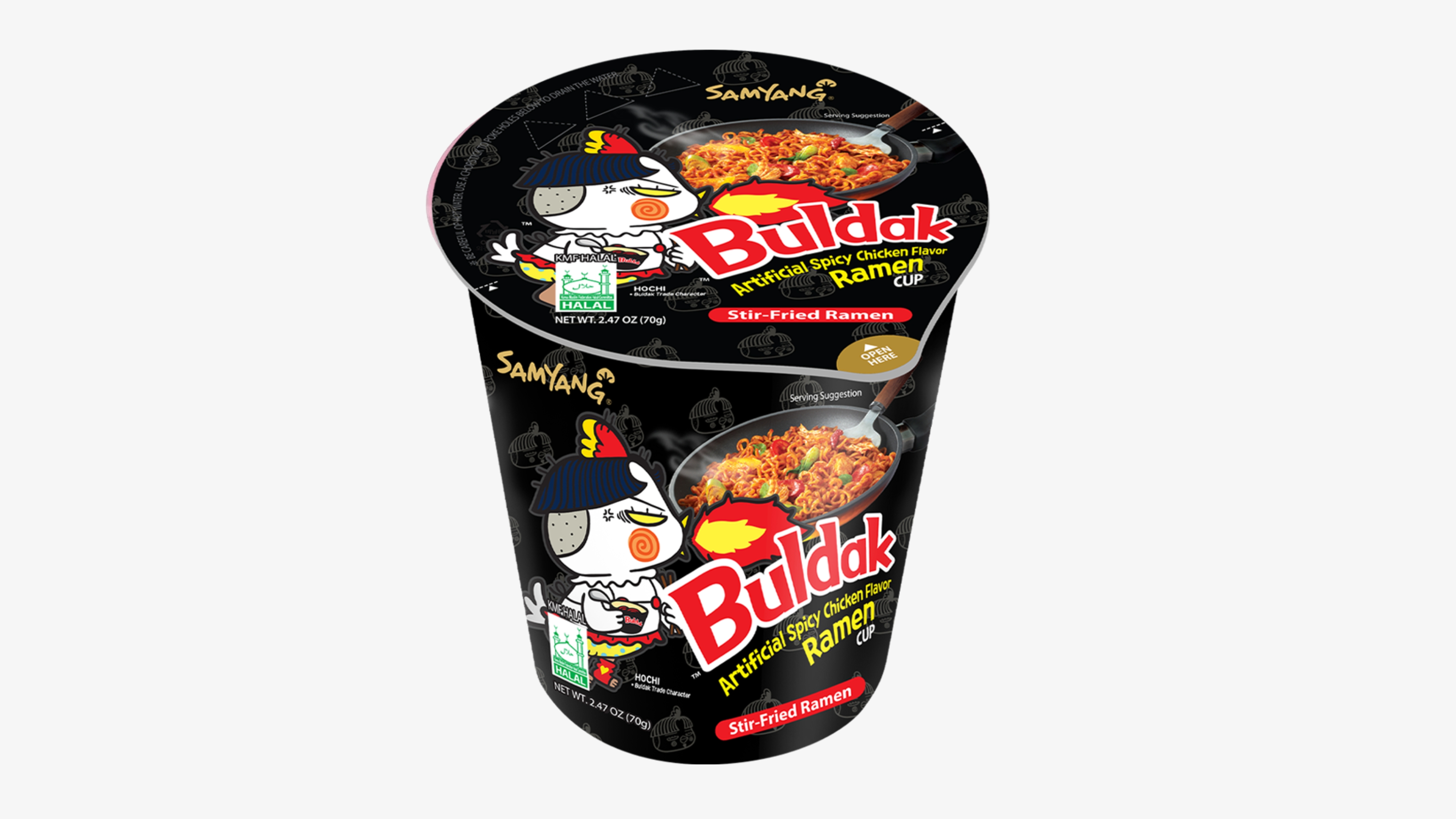 SamYang - Buldak (BLACK CUP) Artificial Spicy Chicken Flavor Ramen Original SamYang - Buldak (BLACK CUP) Artificial Spicy Chicken Flavor Ramen Original