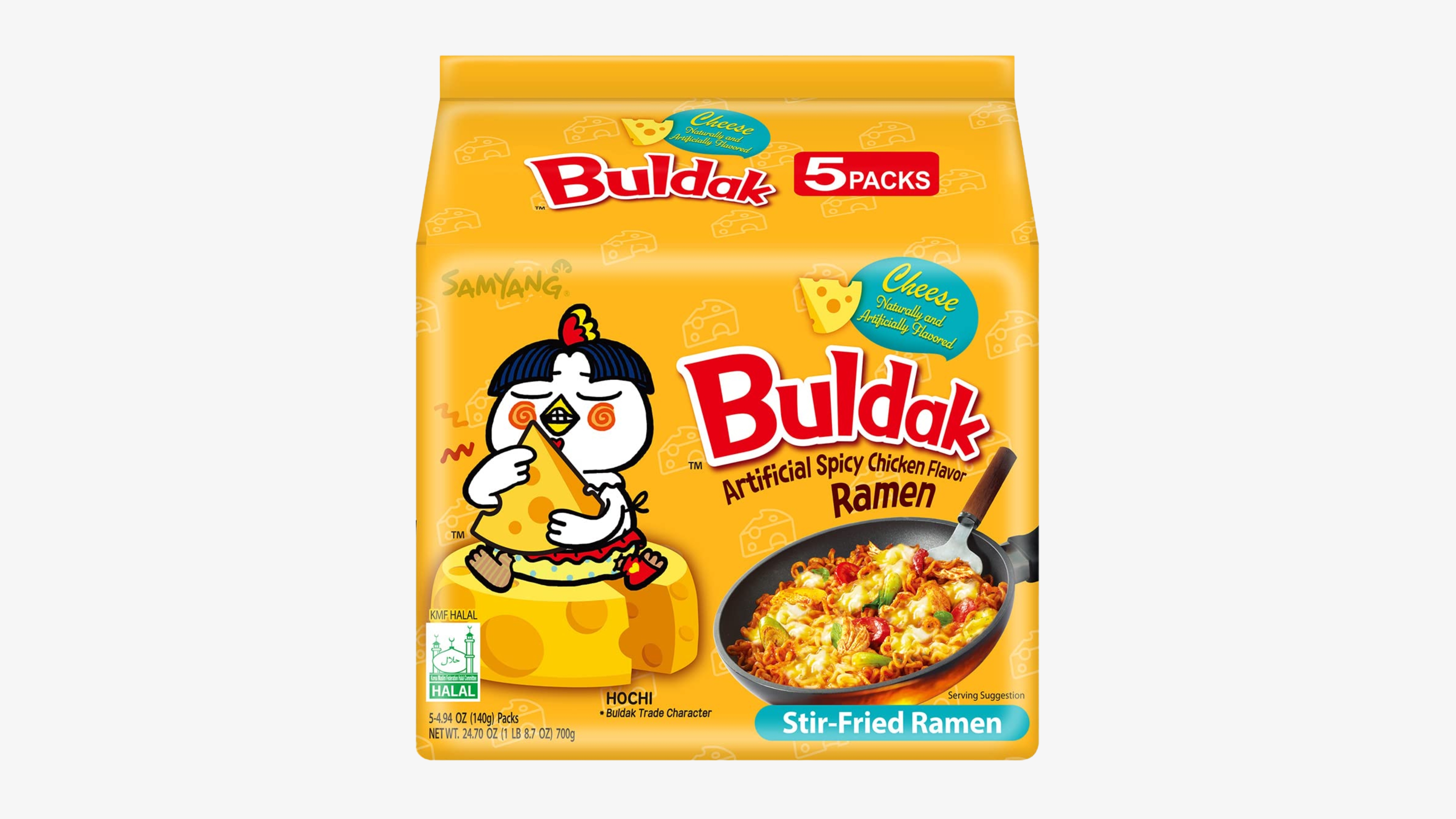 SamYang - Buldak (YELLOW) Artificial Spicy Chicken Flavor Ramen Cheese SamYang - Buldak (YELLOW) Artificial Spicy Chicken Flavor Ramen Cheese