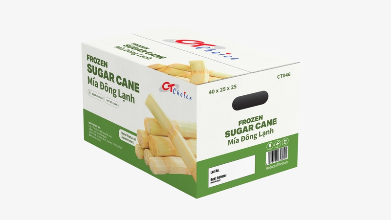 CT046 - Mia cat khuc dong lanh/Frozen sugarcane sticks