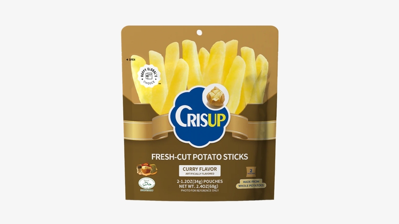 Crisup Potato Sticks Curry Flavor *68gr X 24 Bags *YELLOW Crisup Potato Sticks Curry Flavor *68gr X 24 Bags *YELLOW