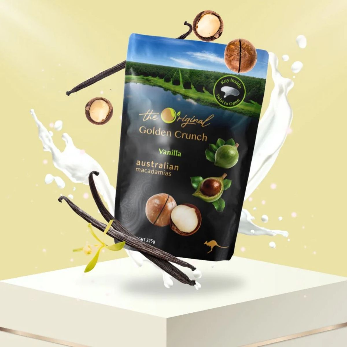 Hat Macca / Happy Nut Vanilla Macadamias