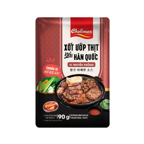 CLM11 - Cholimex Xot uop thit han quoc vi cay/Cholimex Korean BBQ Sauce Spicy Taste * 90gr x 120Unit