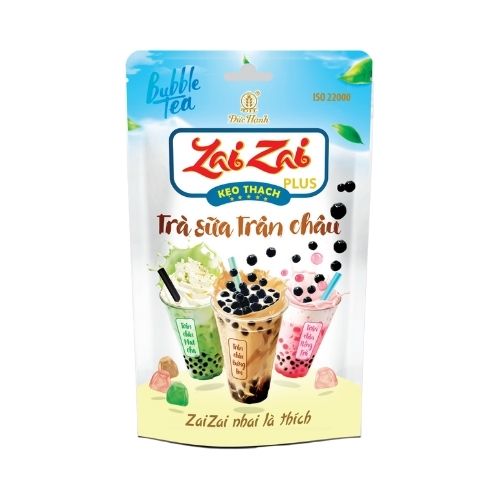DH002 - Keo Thach Zai Zai Plus Tra Sua Tran Chau / Zai Zai Plus Jelly Candy Bubble Milk Tea