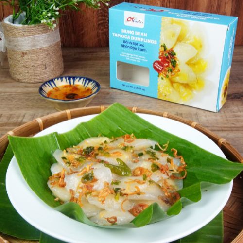 CT060 -Banh Bot Loc Nhan Dau Xanh/ Tapioca Dumplings With MB