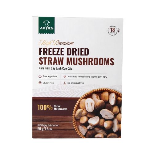 AVN02 - Nam rom say lanh/Freeze-Dried Straw Mushrooms