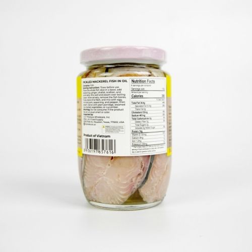 BGK03 - Mam ca thu ngam dau/ Pickled Mackerel Fish in Oil