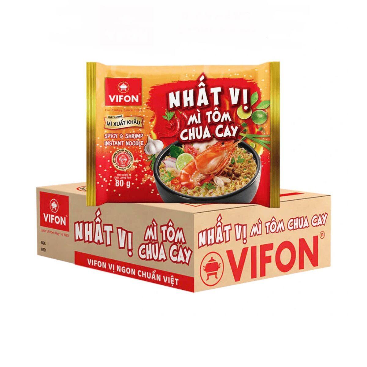 VF036 - (BUNDLES) Nhat Vi Tom Chua Cay / Nhat Vi Spicy & Sour Shrimp Noodles