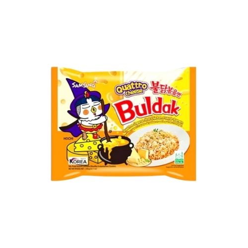 SamYang - Buldak (ORANGE) Artificial Spicy Chicken Flavor Ramen Quattro Cheese