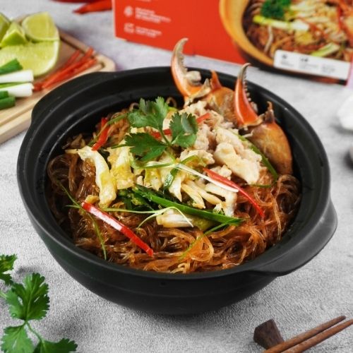 VC0036 - Mien Xao Cua Xot X.O / Stir Fried Vermicelli with Crab X.O sauce