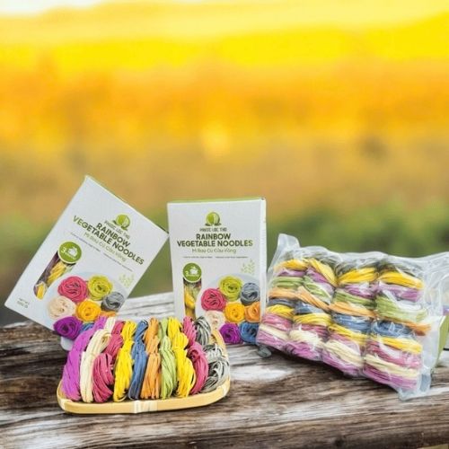 PLT008 - Mi Rau Cu Cau Vong / Rainbow Vegetable Noodles