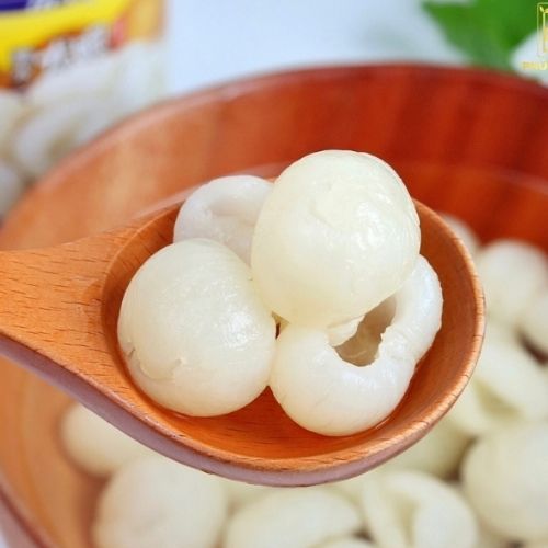 PLT036 - Nhan tuoi nuoc duong Phuoc Loc Tho lon 20OZ/ Longan in Syrup PHUOC LOC THO branch can 20OZ