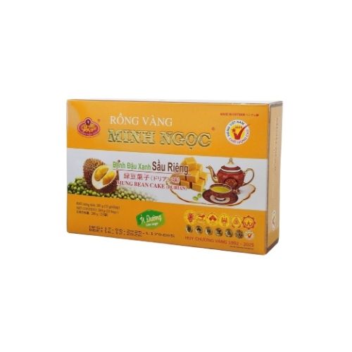 MN03 - Banh dau xanh Minh Ngoc vi sau rieng (it duong)/ Minh Ngoc Green Bean Cake Durian flavor (low sugar)