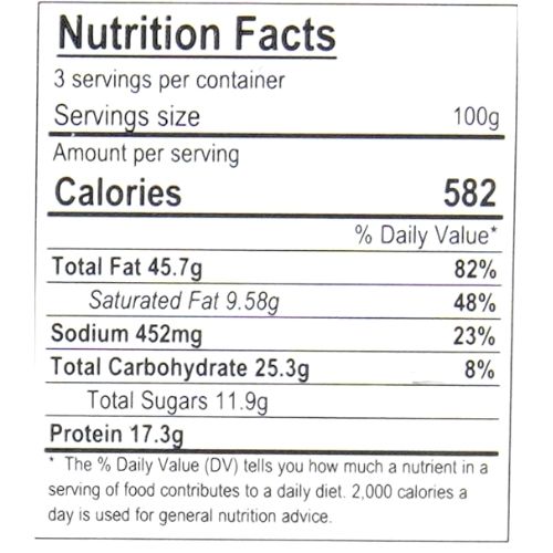 CT123 - Dieu rang muoi khong vo xep hop/Salted Roasted Cashews (No Shell)