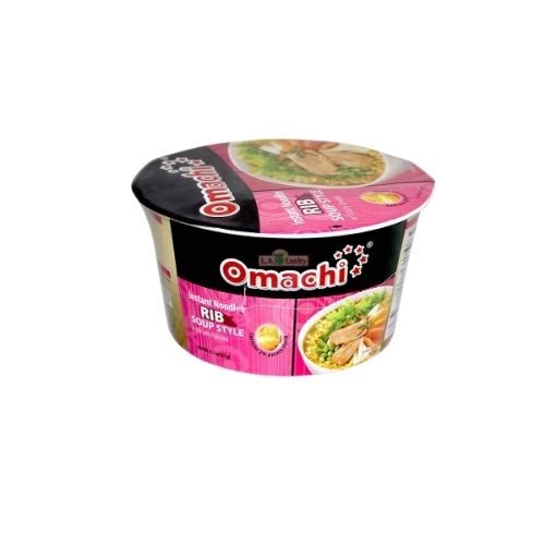 OMACHI - BOWL Mi Suon Ham / Rib Soup Style Instant Noodles