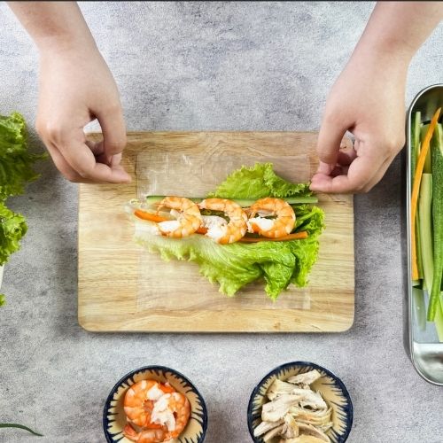 PLT005 - Banh Trang Deo 22cm / Vietnamese Round Rice Paper 22cm