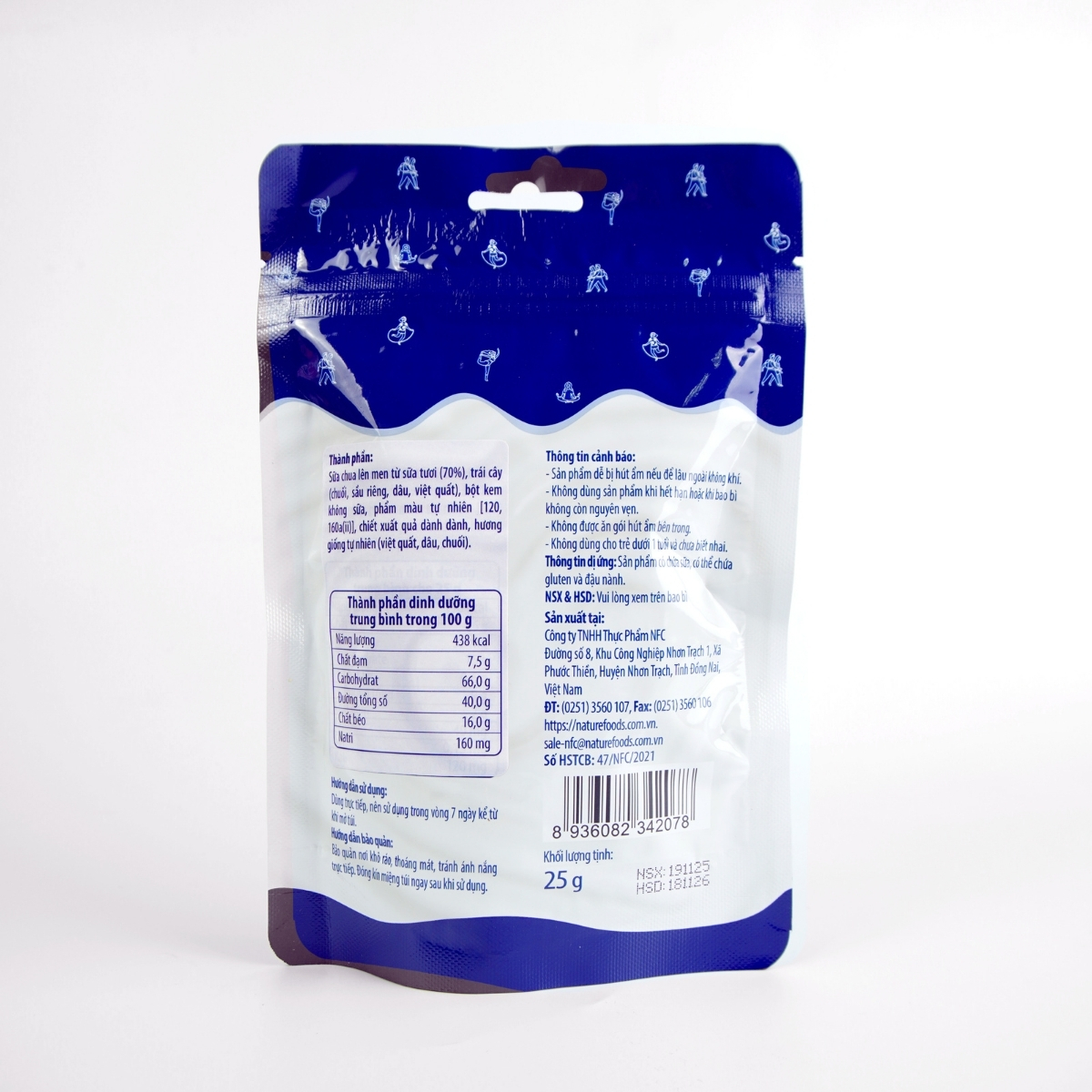 NFC05 - Sua chua ngu coc say thang hoa / Freeze Dried Yogurt