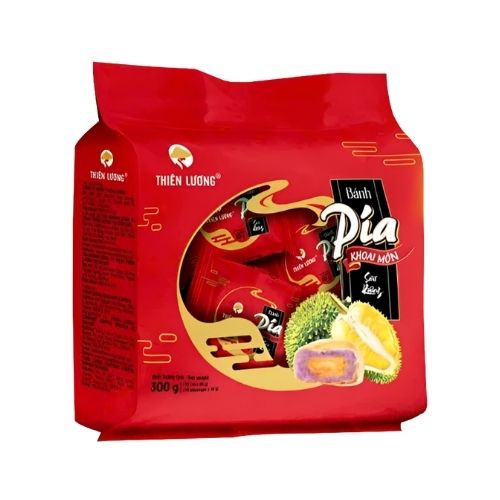 THL07 - Banh Pia Khoai Mon/ Pia Taro - Durian - Salted Egg Yolk