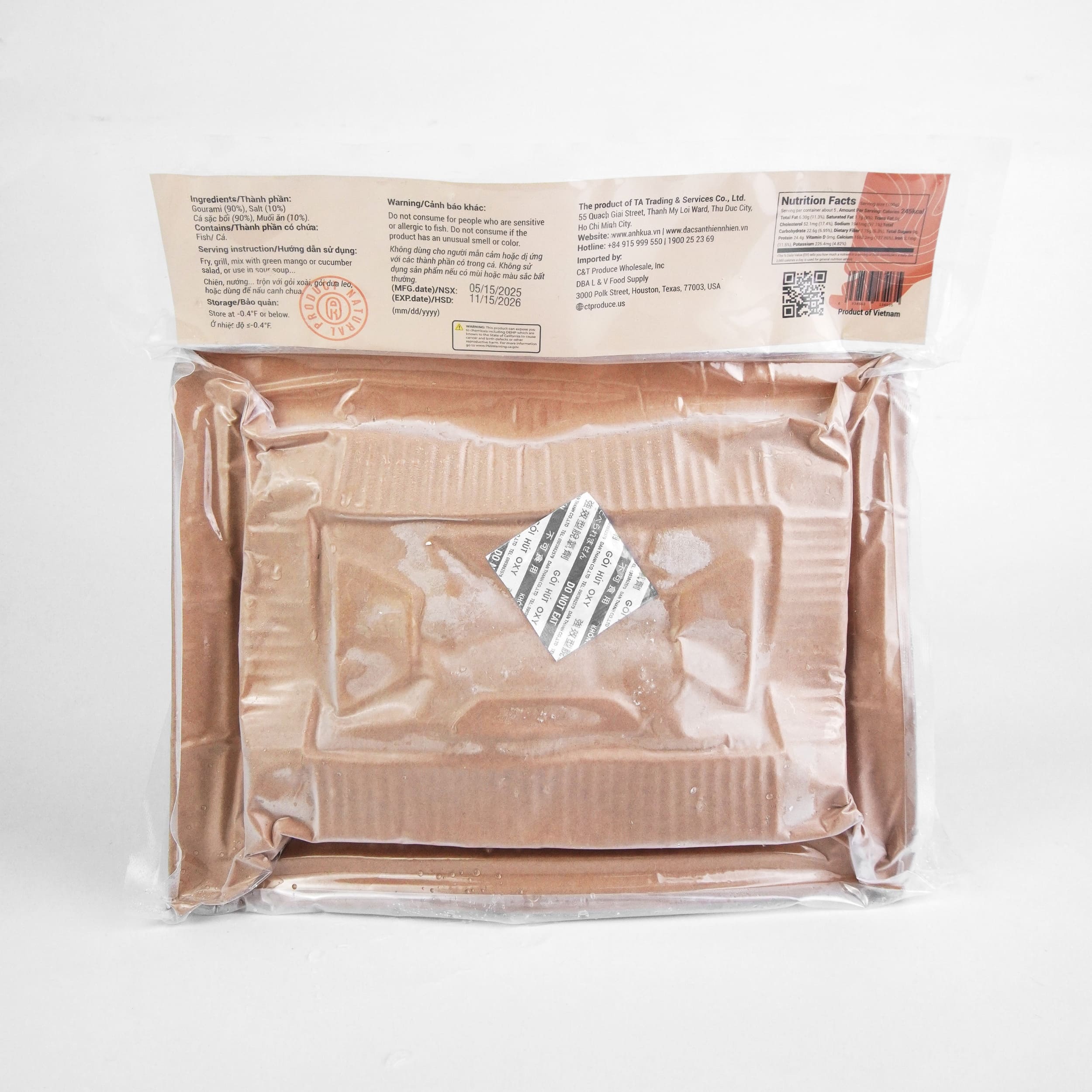 AK05 - Kho ca sac/Dried Gourami Fish