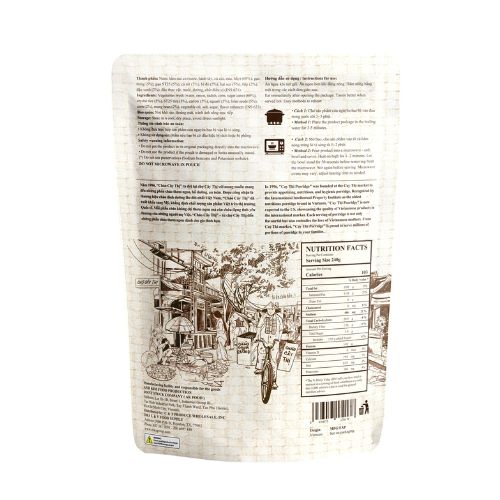 CCT03 - Chao Rau Cu Thap Cam / Mixed Vegetables Porridge