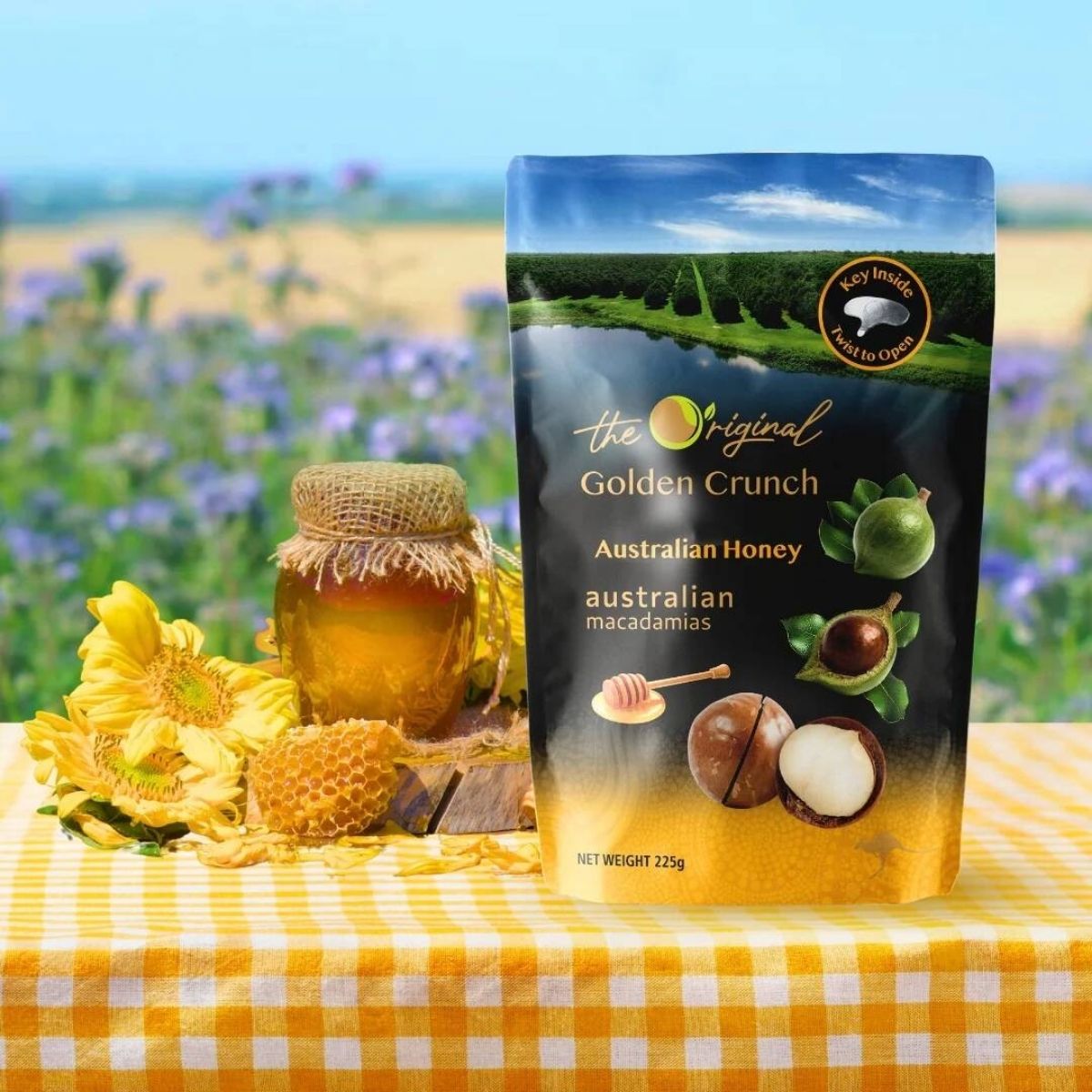 Hat Macca Mat Ong / Golden Crunch Australia Honey Macadamia