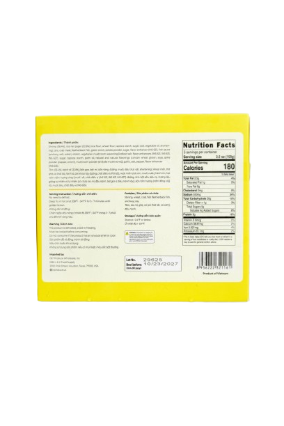 CT039 - Cha Gio Re Tom Cha / Fish And Shrimp Net Spring Roll